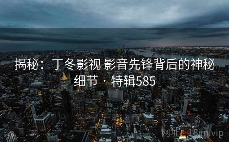 揭秘：丁冬影视 影音先锋背后的神秘细节 · 特辑585  第2张