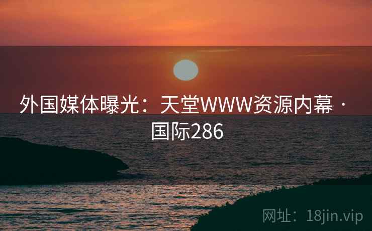 外国媒体曝光:天堂WWW资源内幕 · 国际286 第2张 外国媒体曝光:天堂WWW资源内幕 · 国际286 第2张