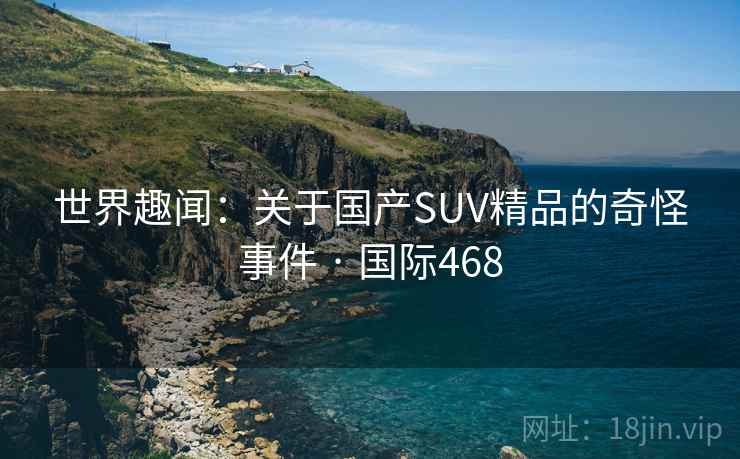 世界趣闻：关于国产SUV精品的奇怪事件 · 国际468